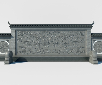 Chinese Style Building Component-ID:118060193