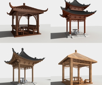 Chinese Style Ancient Architectural Buildings-ID:107522966