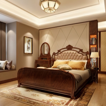 American Style Bedroom-ID:677220819