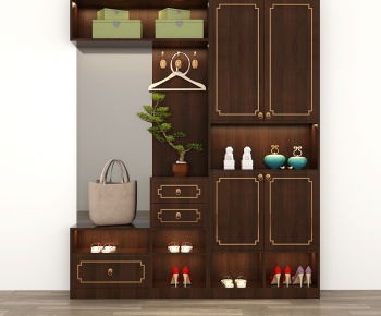 New Chinese Style Shoe Cabinet-ID:546596053