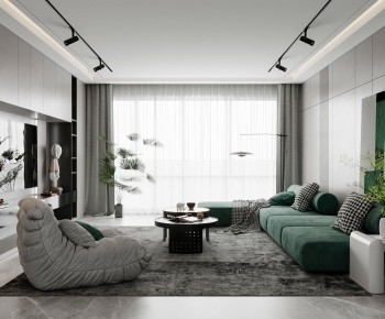 Modern A Living Room-ID:990951066