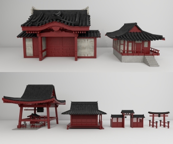 Chinese Style Ancient Architectural Buildings-ID:594469078