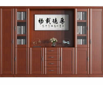 Chinese Style Office Cabinet-ID:619515906