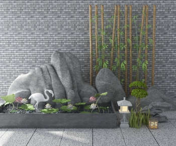 New Chinese Style Garden-ID:391199644