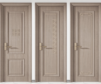 New Chinese Style Single Door-ID:891940124