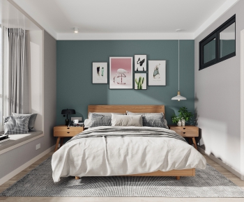 Nordic Style Bedroom-ID:448091987