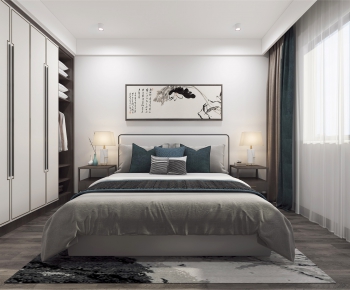 New Chinese Style Bedroom-ID:280540088