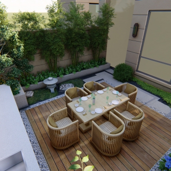 Modern Courtyard/landscape-ID:729929924