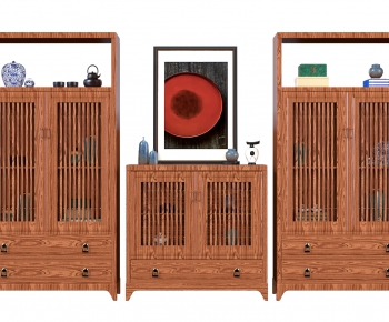 New Chinese Style Decorative Cabinet-ID:872184044