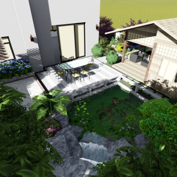 Modern Courtyard/landscape-ID:446507934