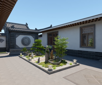 Chinese Style Courtyard/landscape-ID:477200983