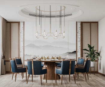 New Chinese Style Dining Room-ID:491254094