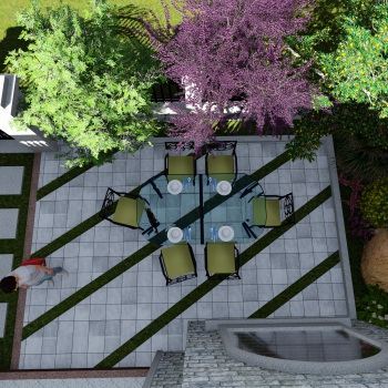 Modern Courtyard/landscape-ID:625245093