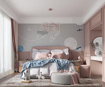 Nordic Style Girl's Room Daughter's Room-ID:632390026