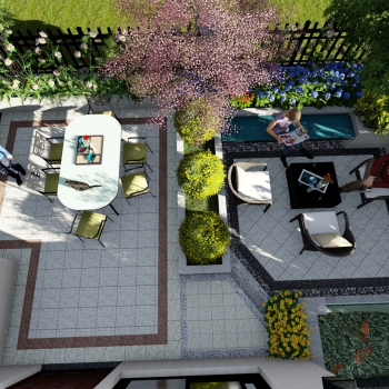 Modern Courtyard/landscape-ID:701842075