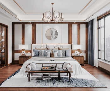 New Chinese Style Bedroom-ID:472908026