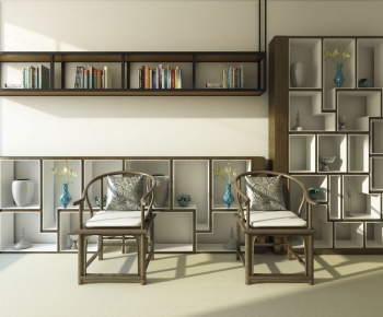 New Chinese Style Bookcase-ID:133964068
