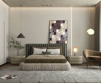 Nordic Style Bedroom-ID:462477924