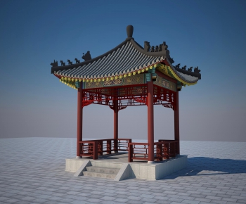 Chinese Style Ancient Architectural Buildings-ID:609456069