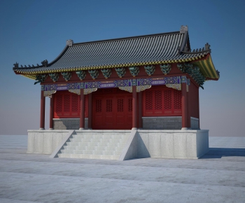 Chinese Style Ancient Architectural Buildings-ID:404755126