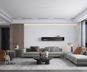 Modern A Living Room-ID:734708071