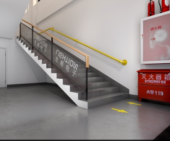 Industrial Style Stair Balustrade/elevator-ID:751777896