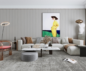 Modern Sofa Combination-ID:205426937