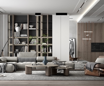 Wabi-sabi Style A Living Room-ID:414886952