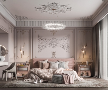 French Style Bedroom-ID:881015065