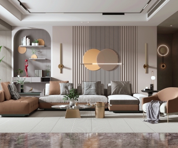 Modern A Living Room-ID:333828917