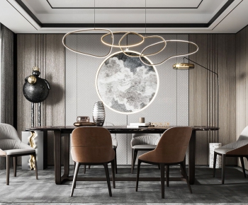 New Chinese Style Dining Room-ID:825129038