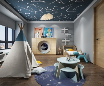 Modern Children's Room Activity Room-ID:773299931