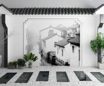 New Chinese Style Garden-ID:970165974