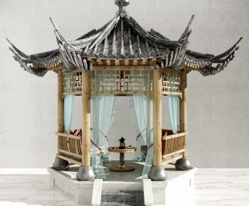 New Chinese Style Building Component-ID:621371038