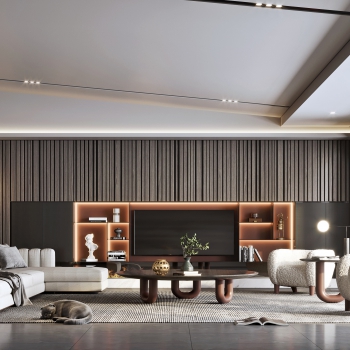 Modern A Living Room-ID:900124076