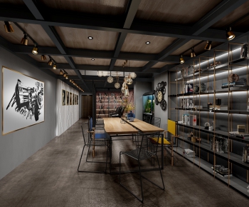 Industrial Style Study Space-ID:978260095