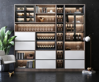 Modern Wine Cabinet-ID:893455034