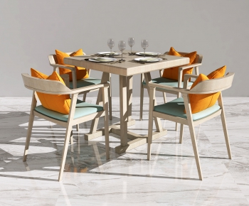 New Chinese Style Dining Table And Chairs-ID:736567979