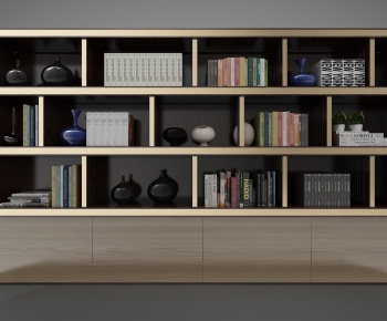 New Chinese Style Bookcase-ID:256040106
