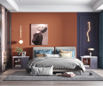 Nordic Style Bedroom-ID:489650968
