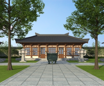 Chinese Style Ancient Architectural Buildings-ID:792366988