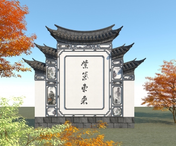 Chinese Style Building Component-ID:164984945