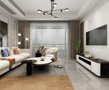 Modern A Living Room-ID:819750079