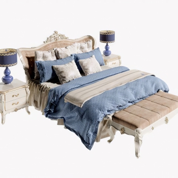 European Style Double Bed-ID:736692917