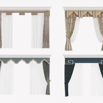 Simple European Style The Curtain-ID:952353004