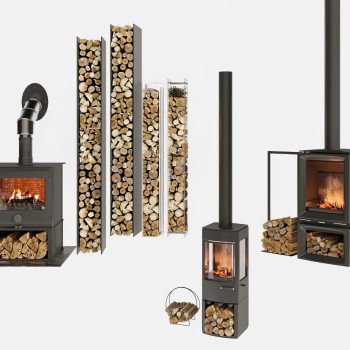 Modern Fireplace-ID:523732908