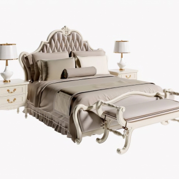 European Style Double Bed-ID:836060058