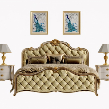European Style Double Bed-ID:907232051