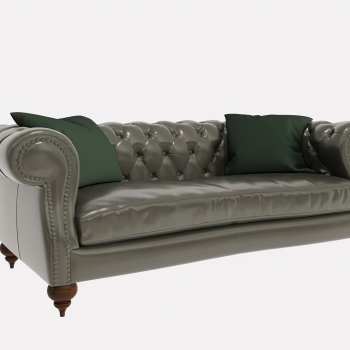 American Style Three-seat Sofa-ID:242799049