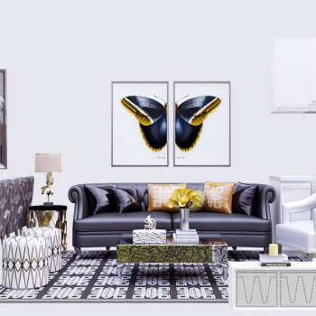 American Style Sofa Combination-ID:774079083